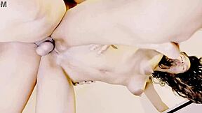 Sistya takes multiple dripping creampies in rough anal session