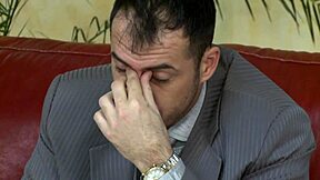 Amanda black rides two monster cocks in double penetration threesome creampie