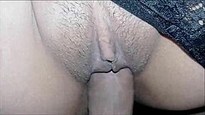 My stepmom lets me cum all over her sexy lingerie in POV