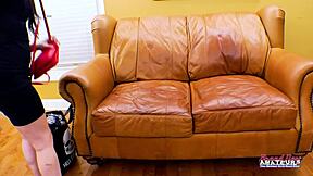 Does Petite Sporty Whitney Deepthroat Juicy Cock Before Swallowing Cum?