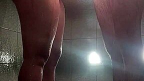 forcing stepdaughter shower turns her stroking my cock begging hard fuck humiliation pov