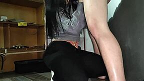 i tag along with step-cousin to mall for his naughty demands