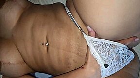this mature latina starts masturbating then dives into hot oral