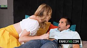 slutty stepdaughter calls asian bff to bang stepdad and stepbro anya olsen clara trinity