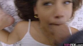 nico luva's deep throat pounded like pussy by monster cock!