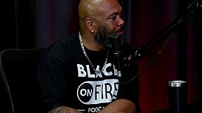 Husband cheers as Taluane Boom aggressively unleashes bisexuality in sheer red during casting