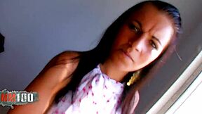 Real estate babe takes anal creampie and facial for cash 💦🍑🔥