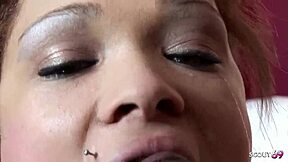 old bbc guy picked up saggy tit teen bitch n fucked her rough...