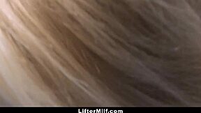 so this teen and milf got caught shoplifting and now they're payin' up in the garage