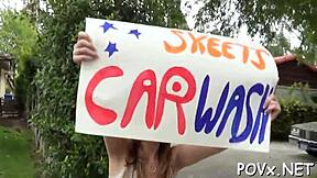 barely legal teen seduces with dirty pov blowjob and fucking!