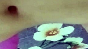 Desi village wife, wanna see her black pussy stretched hard in viral vid?