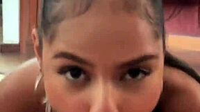 Petite Latina Teen Sloppy Deepthroat Rimjob Ends with Cum in Mouth!