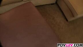 pov closeup big ass teen nikki lavay rides monster cock hard