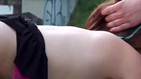 why cum on alexis crystal's face during public railroad threesome?