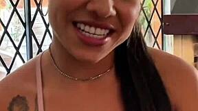 Petite Latina Teen Sloppy Deepthroat Rimjob Ends with Cum in Mouth!