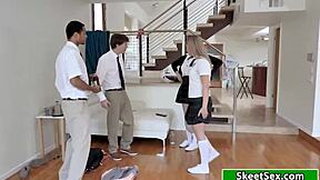 Does This Uniformed Teen Babe Crave Your Cock Inside?