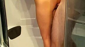 SPY On GIRL SHOWERING Then HARD FUCK Her