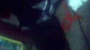 skinny latina slut gags on cock in sloppy blowjob