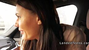 i'm gettin' my big tits bouncin' while takin' anal in the car