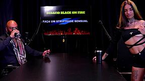 Nick Niquita Morena Strips Teasing Tits Sheer Red Choice