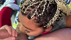 oh fuck yeah, i love that bitch sucking my cock dry!