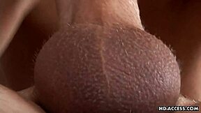 Gorgeous milf honey slurps big cock with horny pleasure