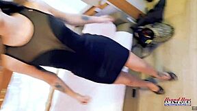 Tattooed brunette raven lane slurps cock before hard pussy pounding!