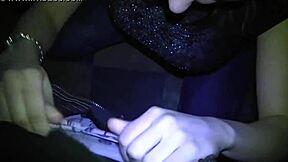 Girlfriend takes hard public stairwell pounding