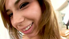 rosalie ruiz 19yo petite latina swallows huge cock pov jizz load