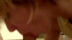 Sandi Rose pantyhose tease and deepthroat blowjob skills