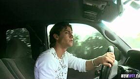 gorgeous blonde milf hairdresser so horny fer young cock!!