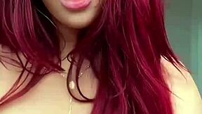 omg petite redhead slut... rough sex ends with real orgasm and CUMSHOT on her pretty face!!