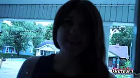 Emma's big clit and pussy fingered during footjob fun