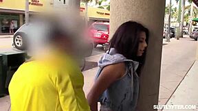 breezy bri's naughty deepthroat favor for officer rusty nails?