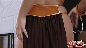 thick violet star's juicy big ass and small tits make her ultimate dream teen