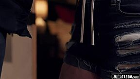 sweet teen tourist lured by old host's monster cock into shaved pussy sex?