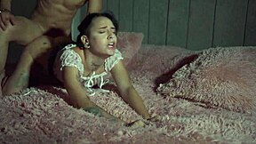 blue-eyed brunette wife rides my monster cock like amazon in bedroom closeup