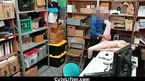 hey thief, loss prevention caught you stealing so now face punishment from this officer?