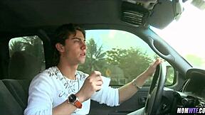 gorgeous blonde milf hairdresser so horny fer young cock!!