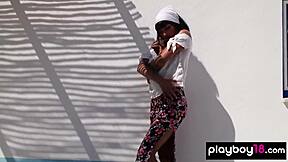 wow petite asian angel constance oranges on perfect tits