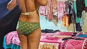 gf changing clothes turns into bent over creampie doggy pounding