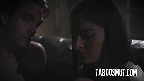 18yo virgin brunette teen craves stepuncle's tongue on her pussy first