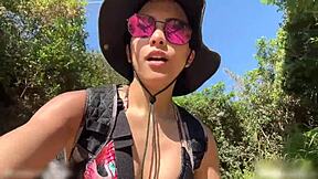 Vlog Beach Day Brazil Fablazed Bimbo Brunette Huge Tits