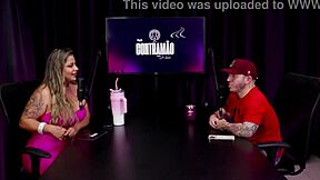 Vibing safada's wet pussy after bathroom fuck confession! 😏🔥