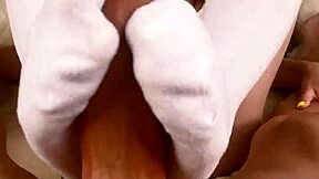 i need your sockjob footjob cum all over me!