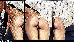 submissive teen gives cousin creampie then licks cum from pussy