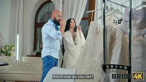 gorgeous naughty young bride rides big dick groom waits clueless