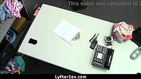 scarlett mae caught stealing... bends over for officer's cock! 🚨🍑😈