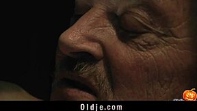 Bent Over For Grandpa's Old Cock On Halloween