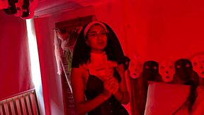 Witch Nuns Demon Scissor Orgasm In Halloween Lesbian Orgy